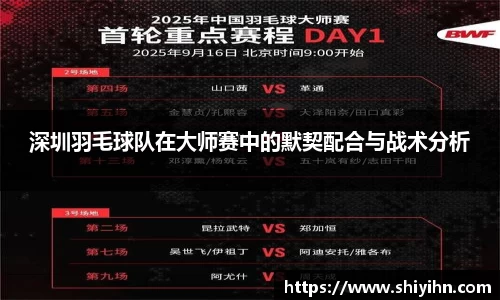 深圳羽毛球队在大师赛中的默契配合与战术分析